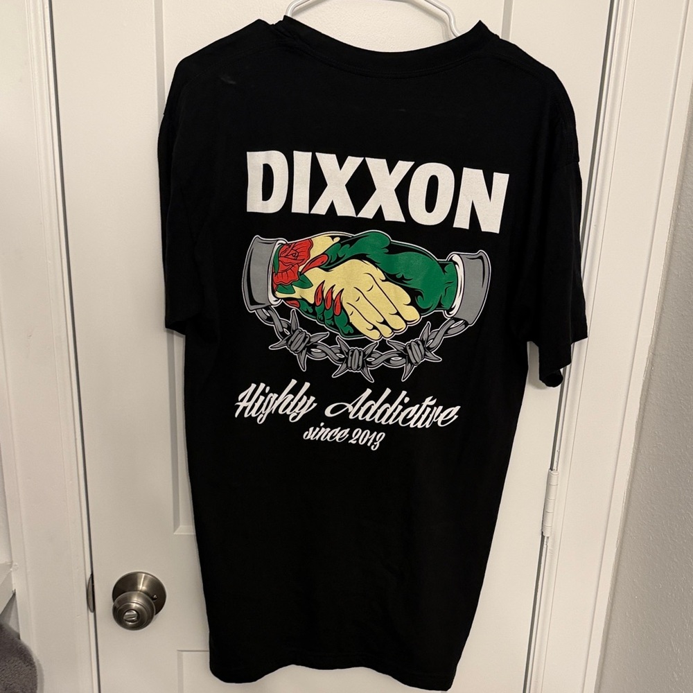 DIXXON Highly Addictive Black Tee with Graphics